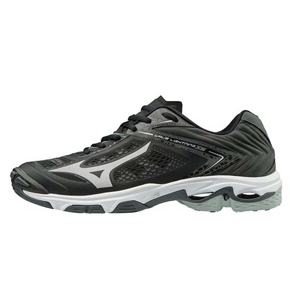 Damske Volejbalove Tenisky Mizuno Wave Lightning Z5 Čierne/Strieborne Vypredaj FOHI04928